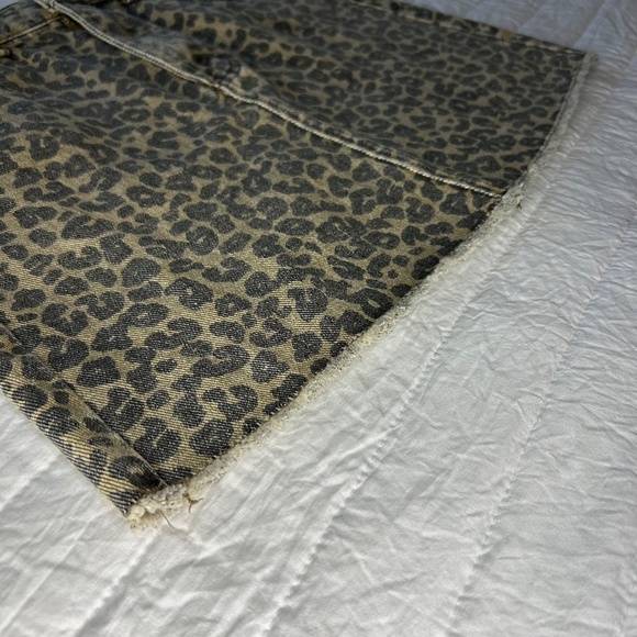 Leopard DENIM SKIRT - Mud Pie - NEW - Picture 8 of 9
